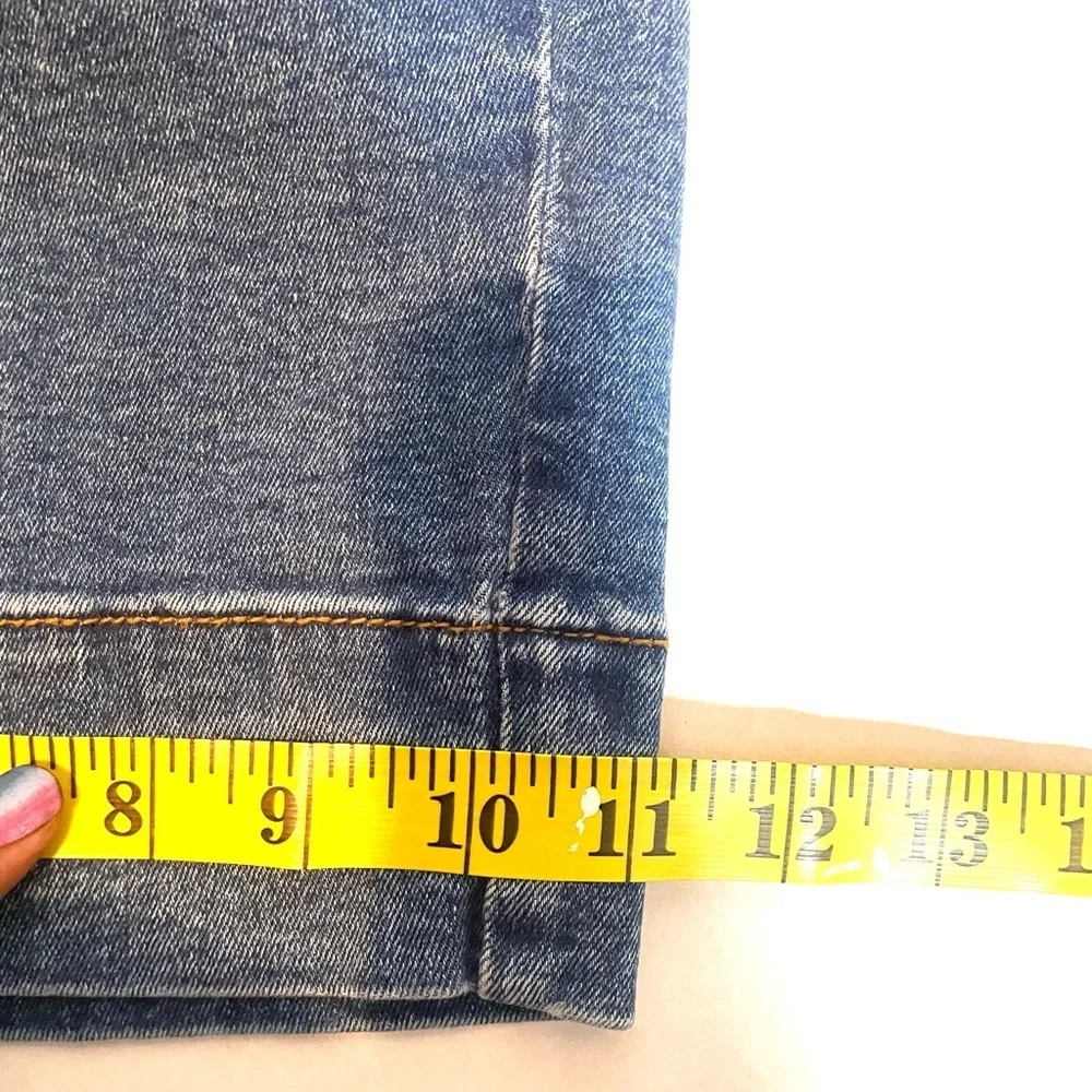 Bagatelle Women’s Plus Size 22W High-Rise Cropped Wide Leg Jeans Medium Wash - Picture 12 of 12